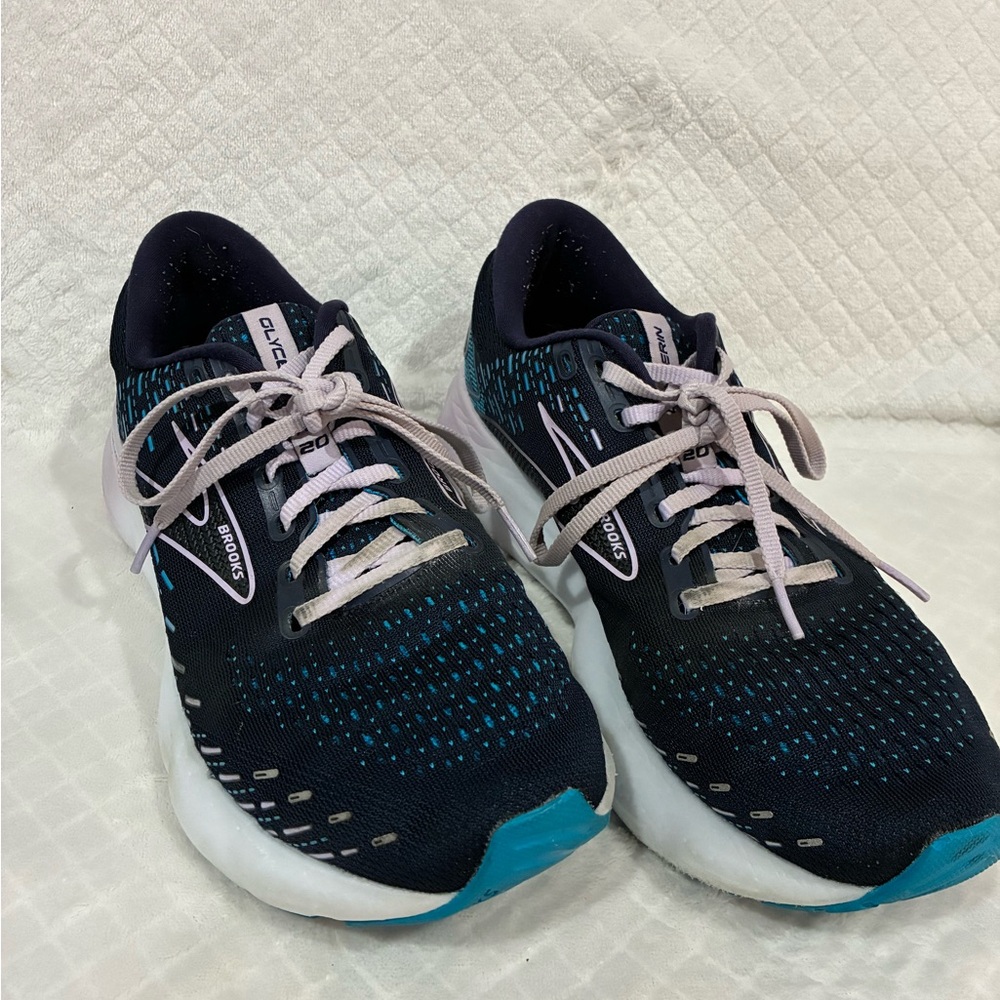 Women's Brooks glycerin 20 Navy Running Shoes size 9